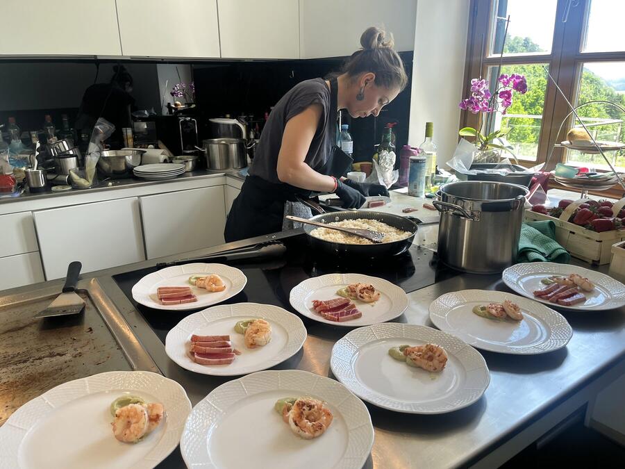 Aleksandra Lazarova private chef Vienna